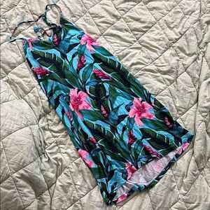 Tommy Bahama Tropical Floral Halter Dress